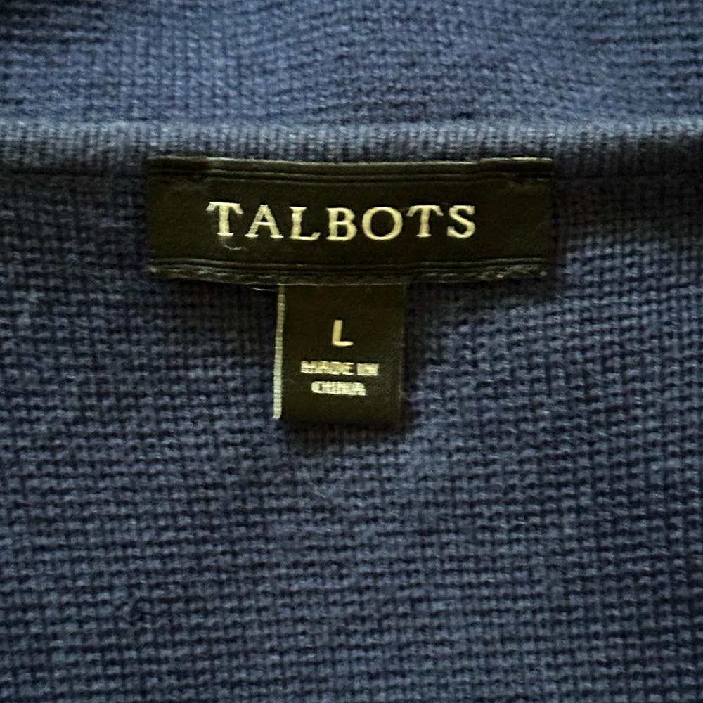 Talbots Women's Knit Open Front- No Buttons Jacket/Cardigan (large) - Picture 6 of 6
